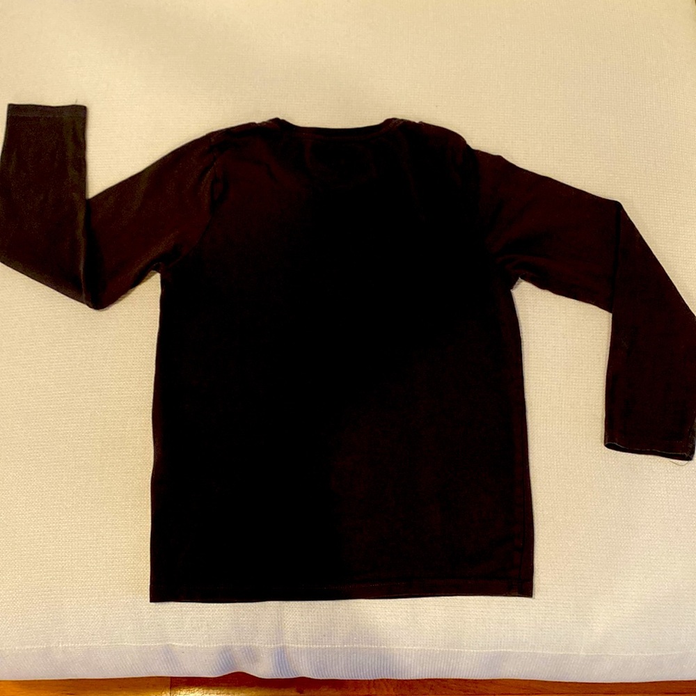 Dark Grey Long Sleeve Tee-Shirt - Picture 2 of 3